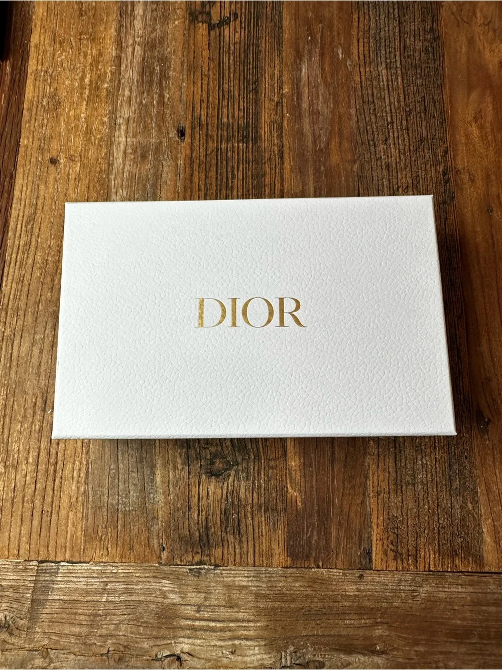Dior White Branded Gift Box with Satin Ribbon